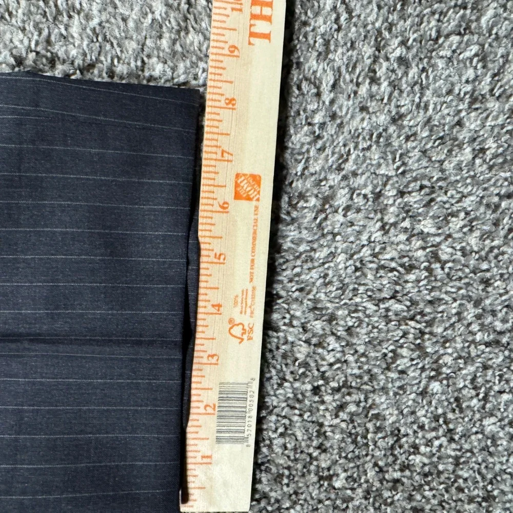 Brooks Brothers 1818 Fitzgerald Suit 44R W38 Grey Pinstripe Italian Wool USA
